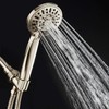 AquaDance High Pressure 6-Setting Full Brushed Nickel 4" Handheld Shower