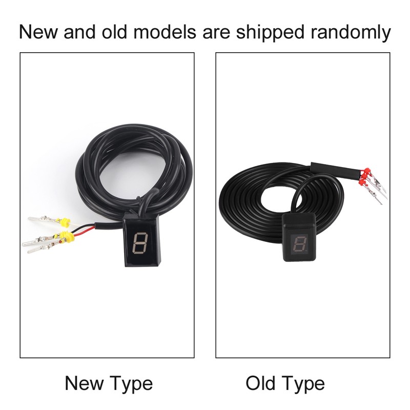 Motorcycle ECU Plug Mount 6 Speed Digital Gear Indicator Shift