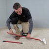 ROBERTS 12" Carpet Rake and Groomer with 51" Handle
