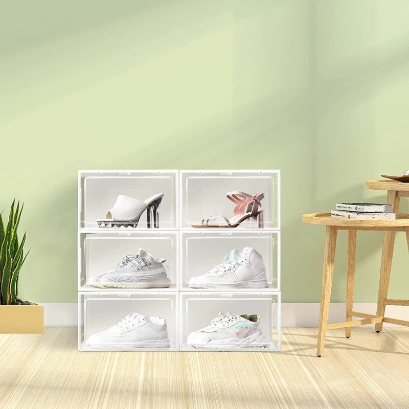 Case 2x 4x 8x Magnetic Drop Side Shoe Box Storage