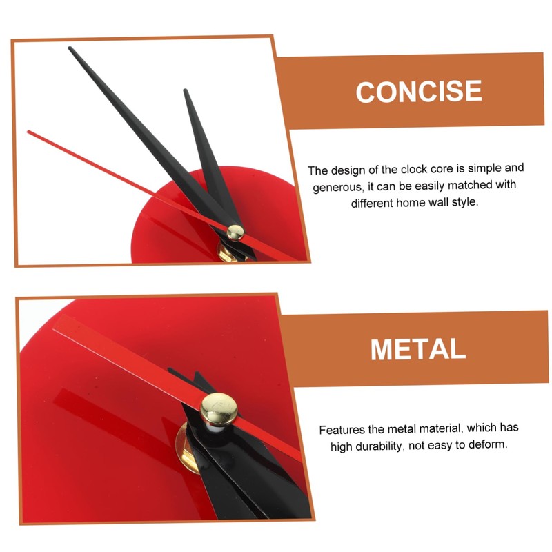 MAGICLULU 1Set Clock Hands Kit with Silent Clock Movement for