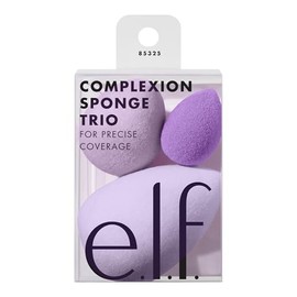 e.l.f. Trío de esponjas de cutis, juego de esponjas de maquillaje suaves multiusos de 3 tamaños para una aplicación versátil, sin látex, vegano y sin 