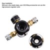 CO2 Mini Regulator Aluminum Alloy Brass Stainless Steel 8mm Dual