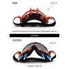 Sposune Motorcycle Goggles, ATV Dirt Bike Off Road Racing MX