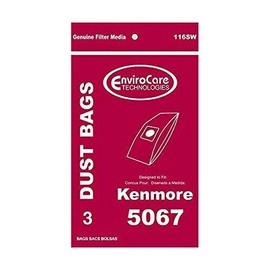 xxxxx 9-Bags 5067 Type X Replacement For Kenmore Upright Vacuum Cleaner Bag Model #116