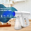 Atomizer Sprayer，Rechargeable ULV Nano Sprayer with Blue Light,Electrostatic ULV Atomizer
