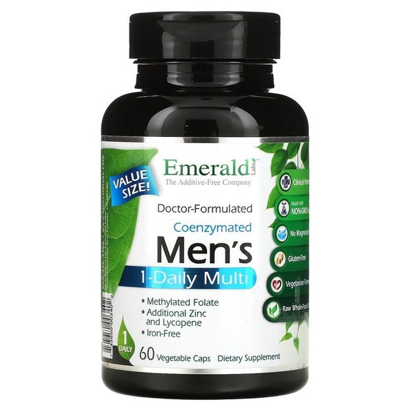 Coenzymated Men&#39;s One Daily Multi Vegetable Capsules (60 tablets) /