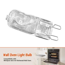 QIEFOAD Oven Light Bulb Fit for Whirlpool Wall Oven Replace WPW10169757 AP6016173 W10169757 1481254 PS11749457 Fit for Jenn-Air Fit for KitchenAid
