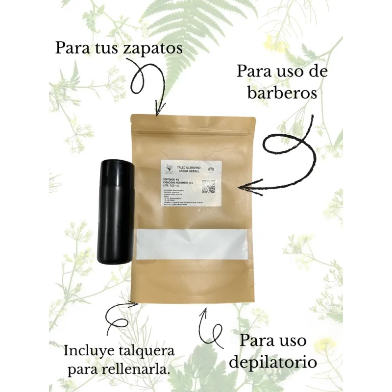 Talco Con Aroma Herbal Fresco De Kg