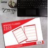2026 One Month to View Monthly Planner Calendar Wall Hanging