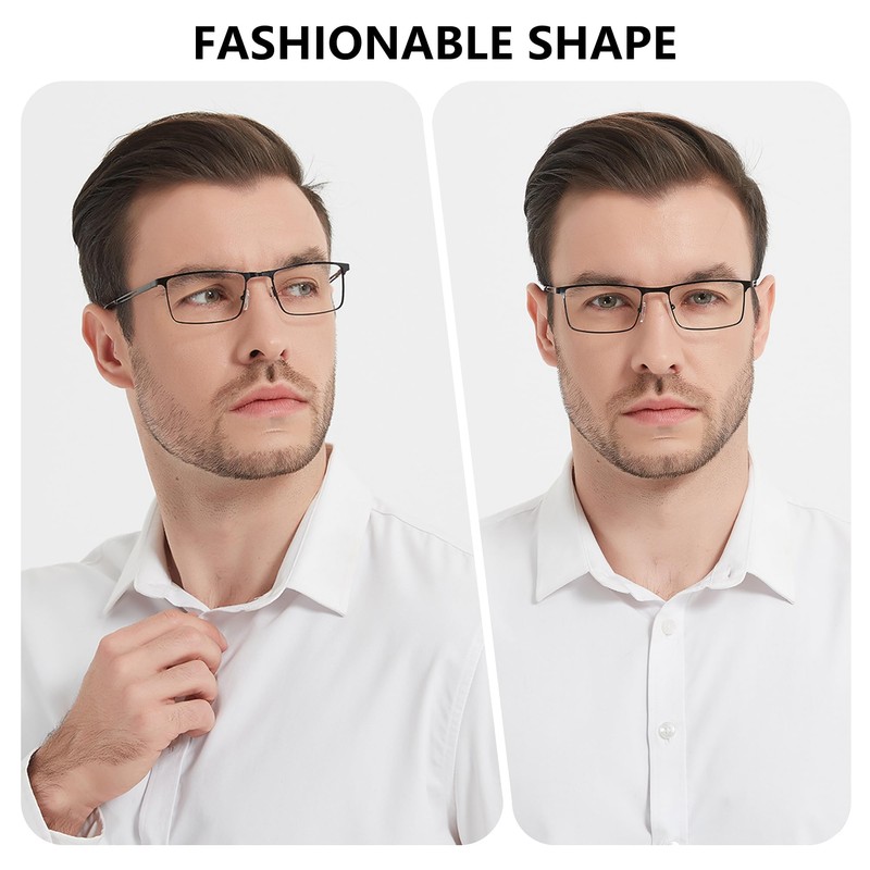 5 Pack Blue Light Blocking Reading Glasses for Men With