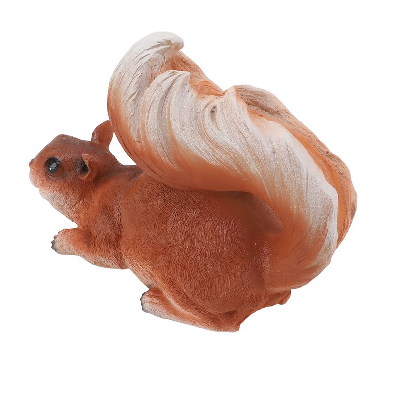 Squirrel Garden Decor Outside Funny Resin Statue Courtyard Balcony Outdoor