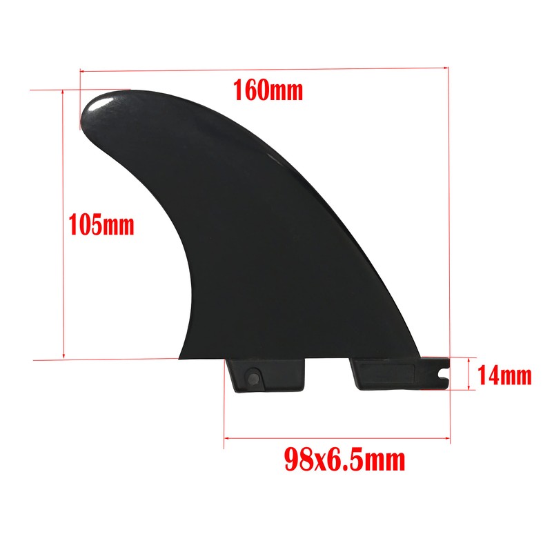 UP100 2 Fin/Set FCS II Surf Fins Surfboard Fin Surfing