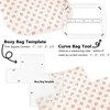 IJIJIJ 5Pcs Boxy Bag Making Templates for DIY Sewing Enthusiast