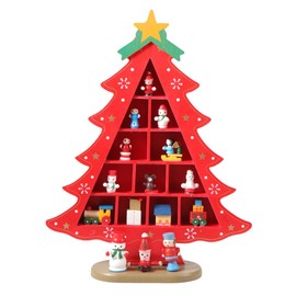 LEDMOMO Christmas Decorations Wooden Christmas Tree Snowman Desktop Ornament Decoration Figurine Home Decor