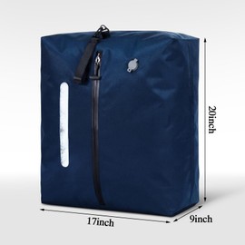 Locmeo 3 Pcs Travel Vacuum Seal Bags 48l with Liquid Erasable Pen Vacuum Sealed Compression Storage Bags Carry-on Compression Packing Cubes for Luggage Backpacks Suitcase Clothes