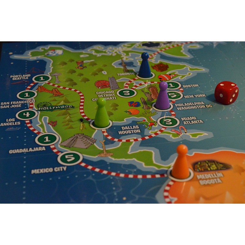 Santa's Sleigh Ride - an Educational Christmas Board Game