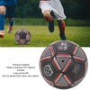 Reflective Soccer Ball Standard Size 5 Durable PU Leather Luminous