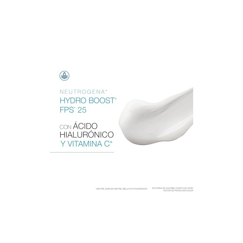 Neutrogena Hydro Boost Crema Hidratante Facial en Gel Ácido Hialurónico