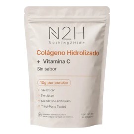 Colágeno Hidrolizado  Vitamina C, 500g, Sin Sabor, N2h                                                                                                