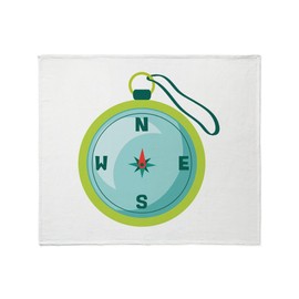 CafePress Hiking Compass Throw Blanket Super Soft Fleece Plush Throw Blanket, 60"x50"