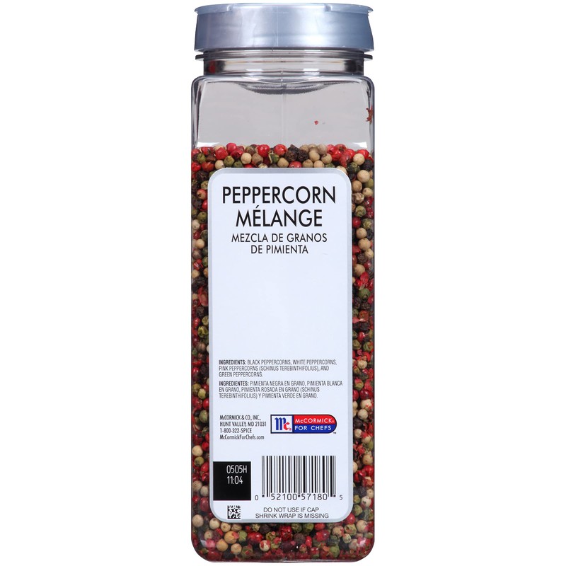 McCormick Culinary Rainbow Peppercorn Medley, 15 oz - One 15