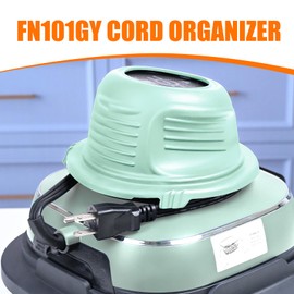 Silicone 2-in-1 Cord Organizer & Protective Case for Ninja Crispi Air Fryer FN101 Stores Cords,Organizes for Ninja Crispi Accessories,Shields Appliance Exterior & Keeps Kitchen Tidy & Secure (Green)