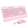 KOPJIPPOM Wireless Keyboard and Mouse Set with Quiet Keys, 2.4G