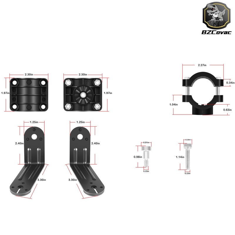 Perspective Mount for Garmin LiveScope LVS32 Pole, Compatible with GPSMAP