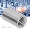 10Pcs Coupling Nut Round Rod Connector Female Thread 304 Stainless