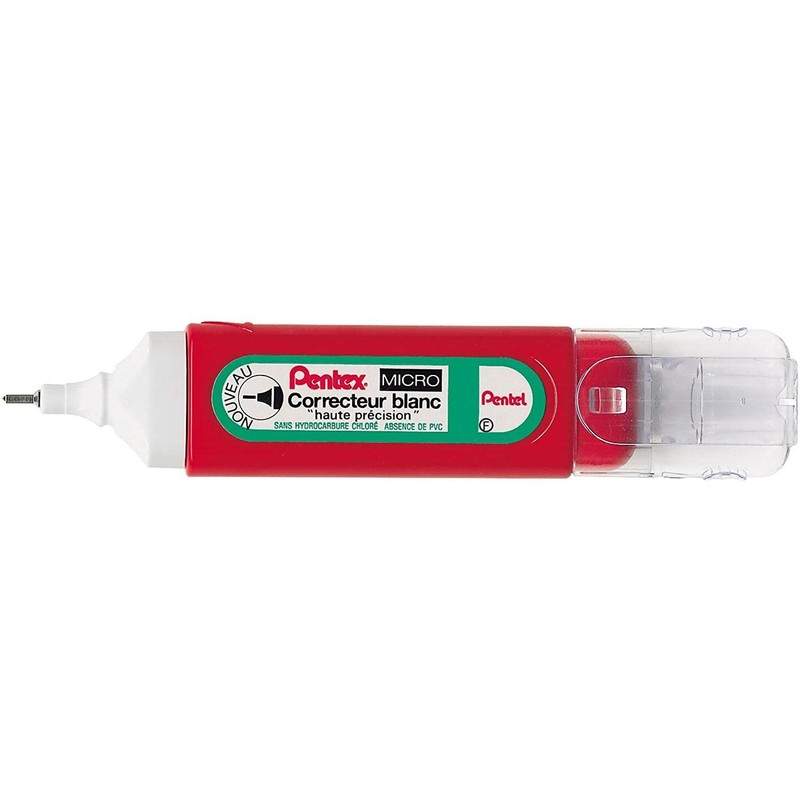 PENTEL Pentex ZLC31-W Fine Point Correction Pens 12 ml Pack