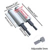 ZCLGOOD 2PCS Double Push to Open Door Latch, Magnetic Touch