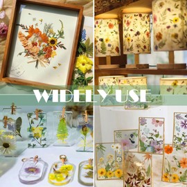 Flower Press, 10 Layers Wooden Flowers Pressing Kit for Adults to Making Dried Flower, Press Flowers Arts for Women and DIY Crafts Lovers (White-16X21CM)