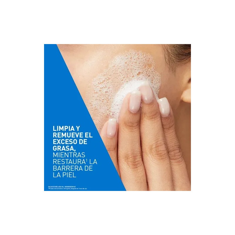 Gel Limpiador Espumoso Piel Normal A Grasa 473 Día/noche Cerave