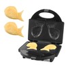 FineMade Taiyaki Fish Waffle Maker Machine with Non Stick Cooking