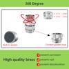 3/4 Inch GHT thread Garden Hose Adapter with Aerator, 360