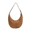 Madewell Women's Suede Essentials Slouch Hobo: Studs, Aged Cognac, Brown,