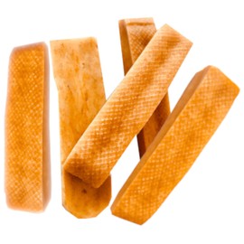 QT Shopping LLC Snow Hill Natural Himalayan Dog Chews Medium 5 Pcs Long Lasting, Odor Stain Gluten GMO Free Protein-Rich Treat for improved Oral Health Yaky Cheese Treats