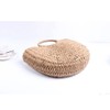 Fowecry Women's Coffee Color Boho-chic Paper Rope Artificial Straw Beach