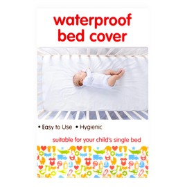 Waterproof Sheet, Bed Sheet Mattress Protector, 200x100cm Perfect for Cots and Single Beds, Bed Wetting, for Kids, Babies Transition from Nappies and Pet Training, Suitable for Carehomes (2)