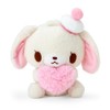 Sanrio 197262 Plush Toy (Heisei Uraare Character, Fluffy Heart) Sugar