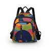 AfitLulu Women's Small 3-Layer Zip Pockets, School Bag with Adjustable