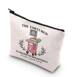 Ultrasound Tech Makeup Bag Ultrasound Technologist Gift Sonographer Ultrasound Coworker Gift Sonographer Zipper Bag (Ultrasound UK)