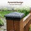 4" x 4" Aluminum Pyramid Post Cap for True 4"