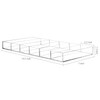 MyGift Premium Clear Acrylic Sunglass Holder Display Tray with 6