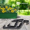 KADAX Flower Box Holder, No Drilling, Balcony Box Holder Set,