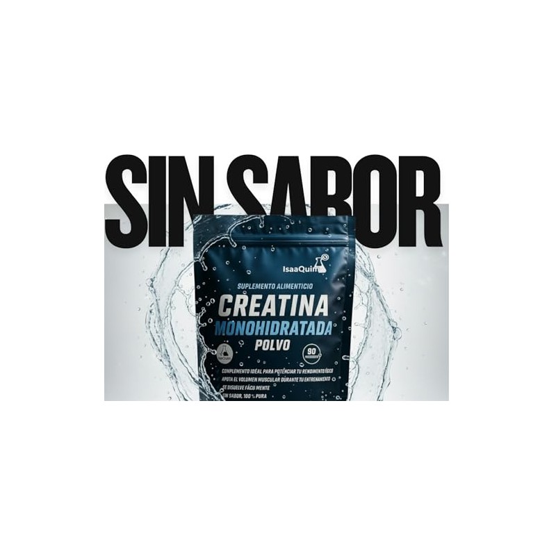IsaaQuim Creatina Monohidratada en Polvo de 450 gr