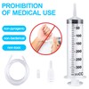 Large Syringe 350ml, Large Capacity Plastic Syringe with 1m Tube,