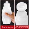Zlxtxpor Condiment Porous Squeeze Bottles, Squeeze Bottles for Sauces, Salad