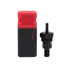 Steel Rivet Nut Gun Mandrel and Nose Piece (8-32) Replacement Mandrel Rivet Nut Gun Tool Accessary with Box for Storage